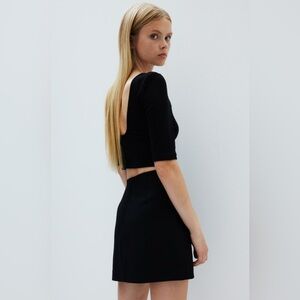 H&M Classix Black Mini skirt